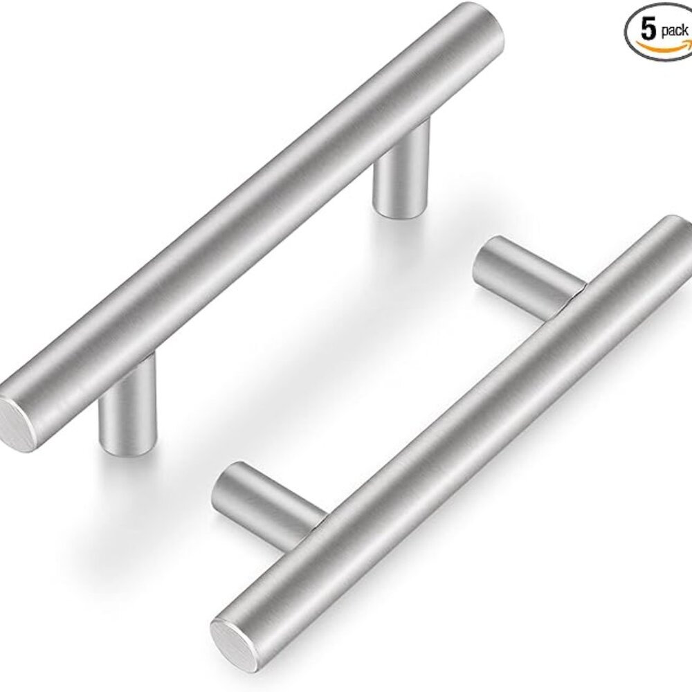 Liberty Essentials 5 in  Stainless Steel Cabinet Drawer Pull (25-Pack)